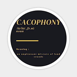 Word Cacophony Magnet